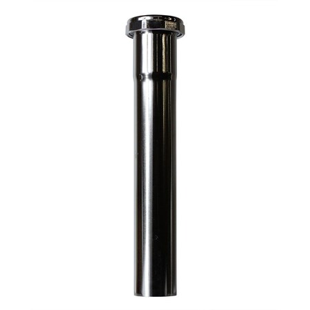 Thrifco Plumbing 22 Gauge 1-1/4 Inch x 8 Inch Chrome Plated Brass Tubular Extens 4400649